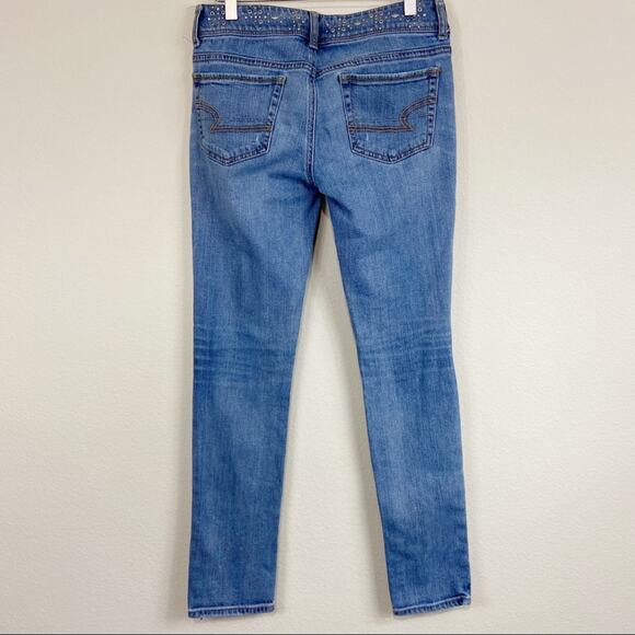 American Eagle Outfitters Embellished Skinny Jeans - Picture 2 of 13